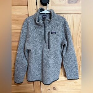 Patagonia Better Sweater 1/4-Zip fleece pullover Youth Large Size 12